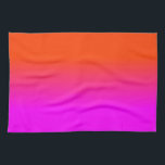 Paño De Cocina El color de neón de la sombra de Ombre del naranja<br><div class="desc">El color de neón de la sombra de Ombre del naranja y de las rosas fuertes se descolora. Las sombras de Ombre van de rosas fuertes borrosas en el naranja de neón en esta paleta de la puesta del sol el neón, naranja, caliente, rosado, ombre, sombra, color, se descolora, tiende,...</div>