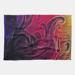 Paño De Cocina El colorido jardín