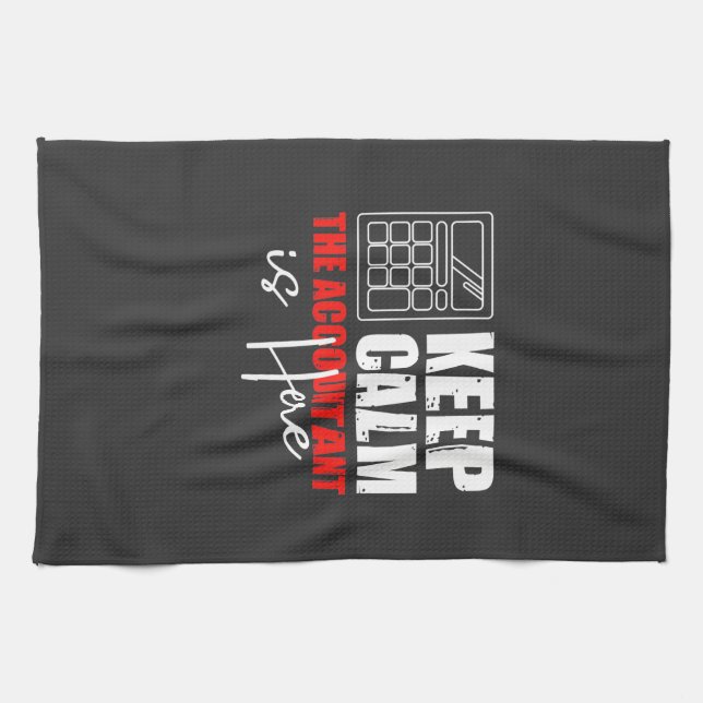 Paño De Cocina El Contador Está Aquí (Horizontal)