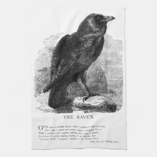 Paño De Cocina El cuervo de Edgar Allen Poe