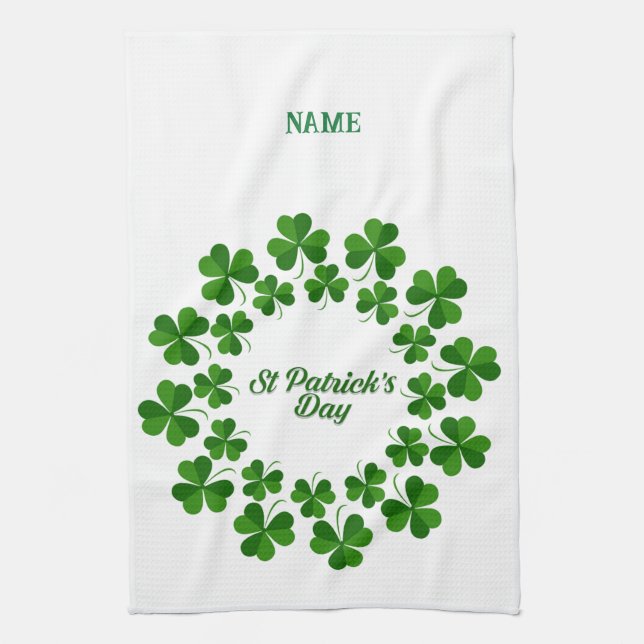 Paño De Cocina El Día de San Patricio fue Thunder_Cove (Vertical)