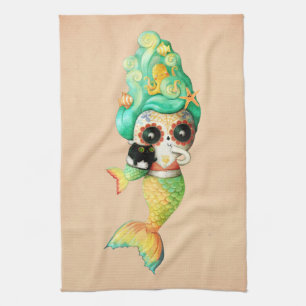 Paño De Cocina El día del chica muerto de la sirena