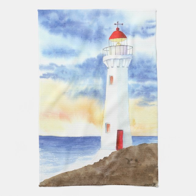 Paño De Cocina El Faro Náutico (Vertical)