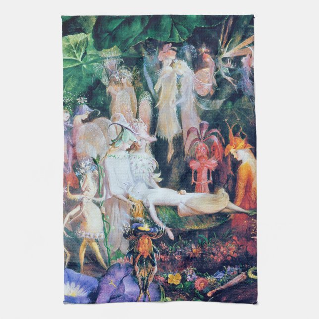 Paño De Cocina El funeral de la hada, John Anster Fitzgerald (Vertical)