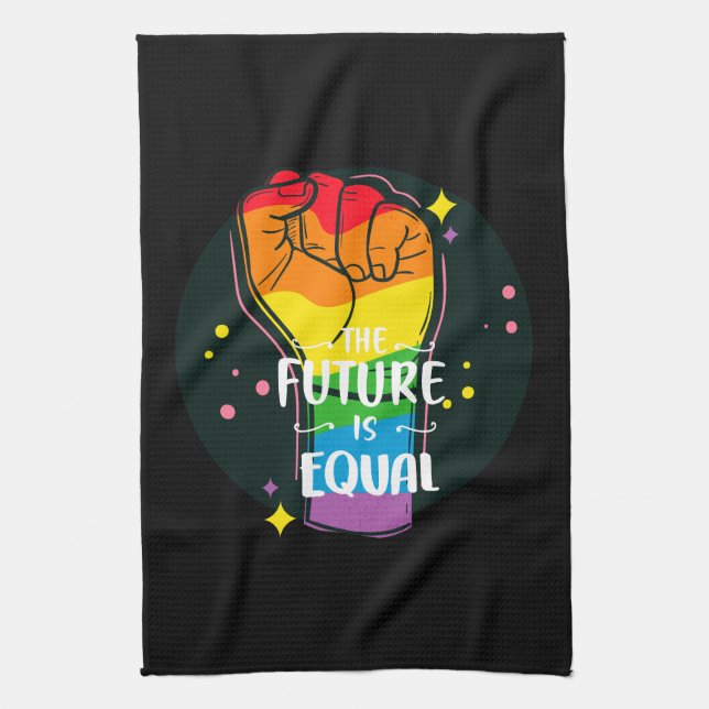 Paño De Cocina El futuro es igual de alto (Vertical)