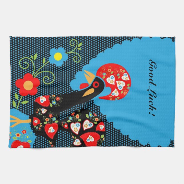 Paño De Cocina El gallo de Portugal (Horizontal)