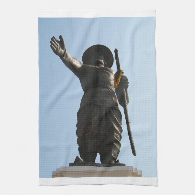 Paño De Cocina El Gran Rey Anouvong... Vientiane, Laos (Vertical)