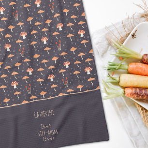 Paño De Cocina El hongo vintage personalizado