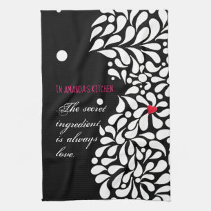 Paño De Cocina El ingrediente secreto es amor personalizado