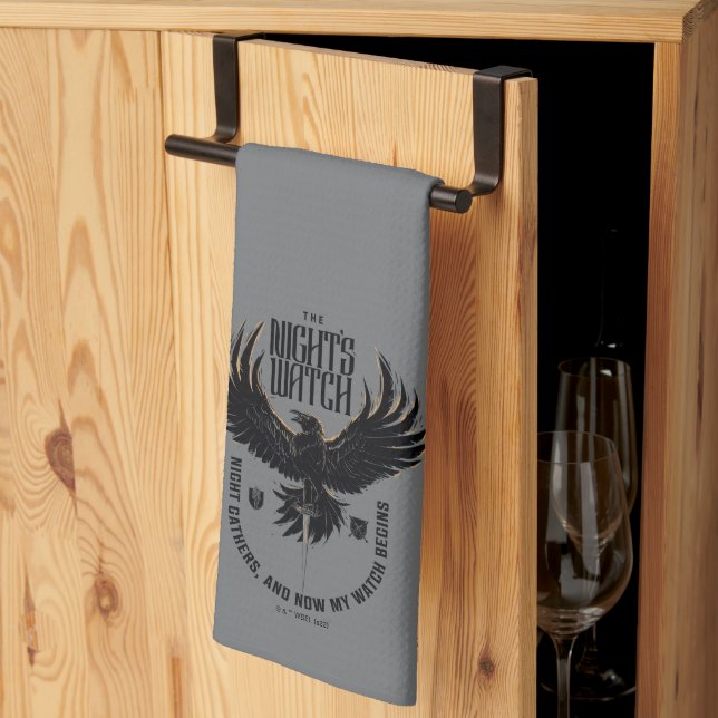 Paño De Cocina El lema de Watch de la noche (Pliegue de tercios)