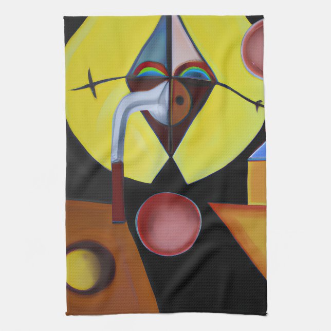 Paño De Cocina El Médico de la peste - Pintura de petróleo (Vertical)