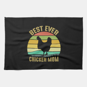 Paño De Cocina El mejor arte de pollo de la historia mamá