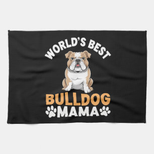 Paño De Cocina El mejor Bulldog del mundo