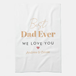 Paño De Cocina El mejor padre de la historia