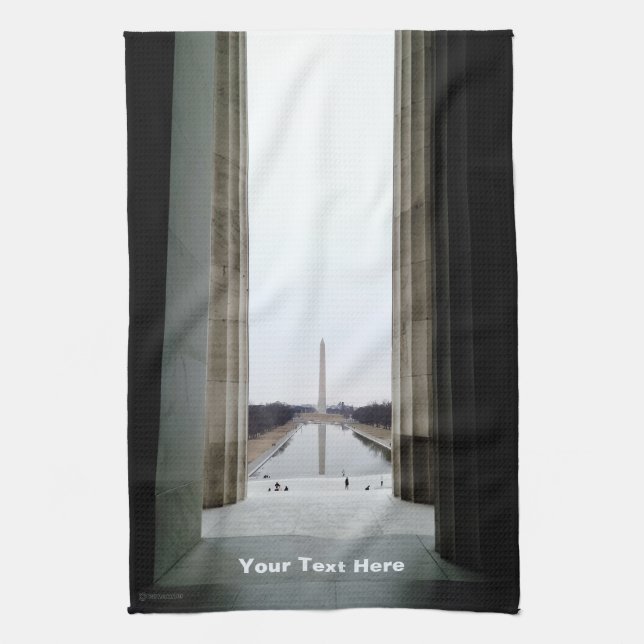 Paño De Cocina El Monumento a Washington (Vertical)
