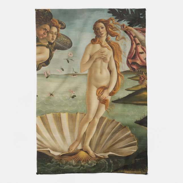 Paño De Cocina El nacimiento de Venus (Vertical)