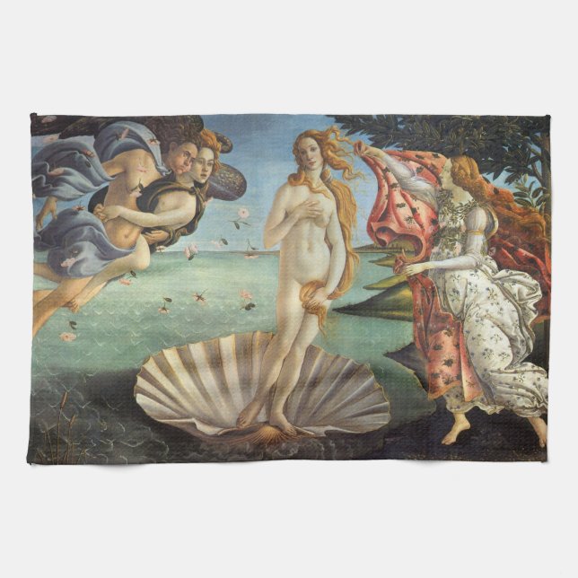Paño De Cocina El nacimiento de Venus por Sandro Botticelli (Horizontal)