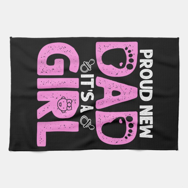 Paño De Cocina El nuevo regalo de papá divertido para hombres es  (Horizontal)