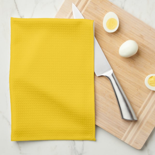 Paño De Cocina El oro marigold juguetón (Doblado Cuarto)