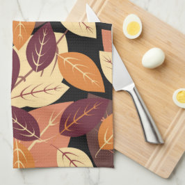 Paño De Cocina El Otoño Sencillo Deja Oscuro