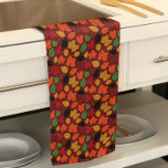 Paño De Cocina El otoño vibrante deja un patrón multicolor<br><div class="desc">Perfecto para el regalo de otoño y para ocasiones,  este vibrante patrón de hojas multicolores le proporcionará alegría a su cocina.</div>