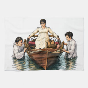 Paño De Cocina El paseo en barco definitivo de Mary Bennet