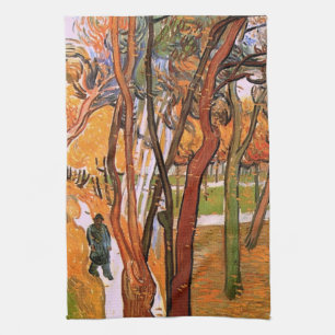 Paño De Cocina El Paseo: Hojas Caídas de Vincent van Gogh