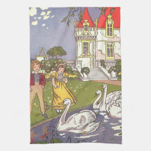 Paño De Cocina El Patito Feo, Cuento de Hadas Clásico de Hauman