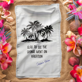 Paño De Cocina El patrocinador se fue de vacaciones