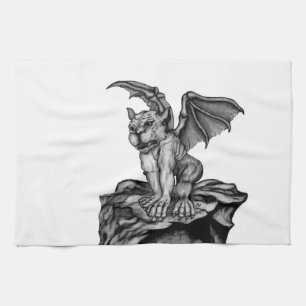 Paño De Cocina El pequeño Golem Gargoyle