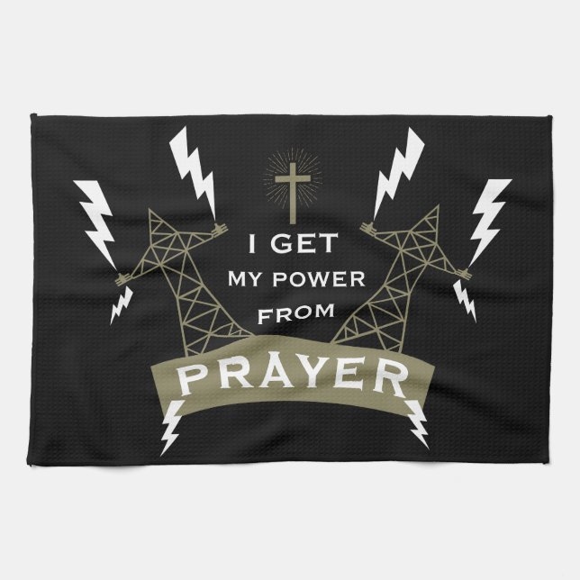 Paño De Cocina El poder de la oración (Horizontal)