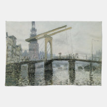 El puente en Ámsterdam (de Claude Monet)