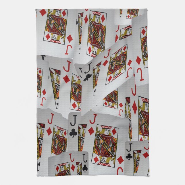 Paño De Cocina "El salvaje de Jack: Una dispersión de cartas de p (Vertical)