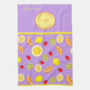 Paño De Cocina El secreto: Frutas de verano de Zesty