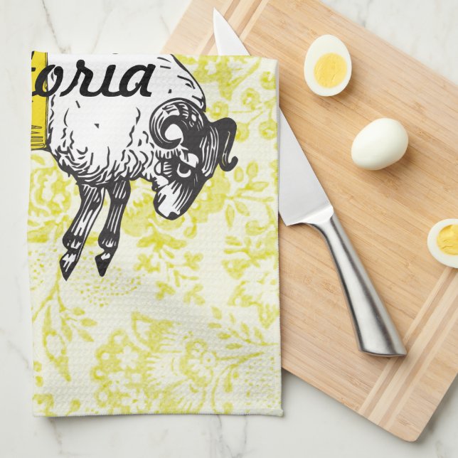 Paño De Cocina El SEÑOR es mi pastor Salmo 23 (Doblado Cuarto)