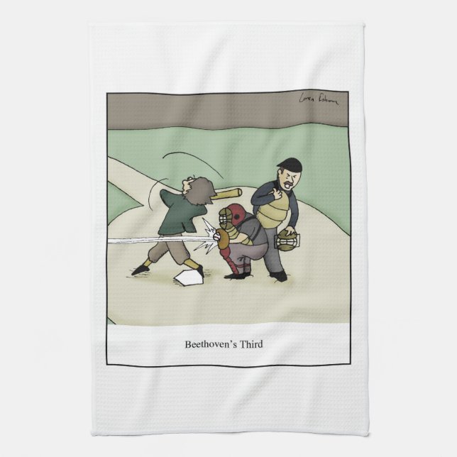 Paño De Cocina El tercer dibujo animado de Beethoven (Vertical)