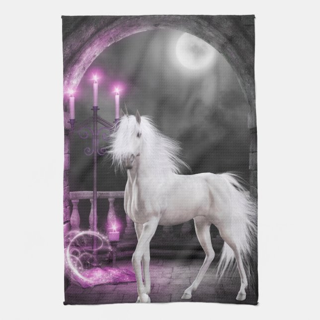 Paño De Cocina El unicornio encantado (Vertical)