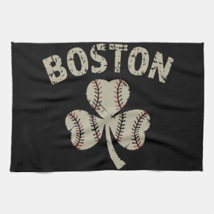 Paño De Cocina El vintage Boston St Patrick's Day el Shamrock irl