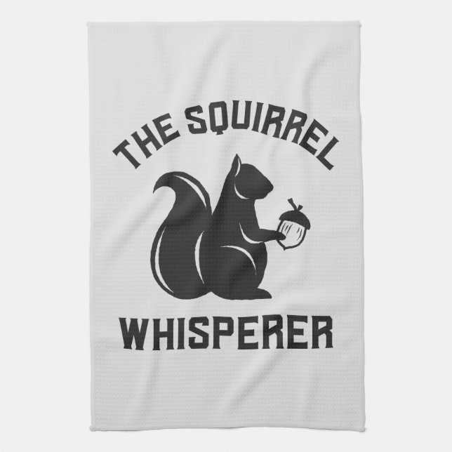 Paño De Cocina El Whisperer de la ardilla | Squirrel Lover (Vertical)