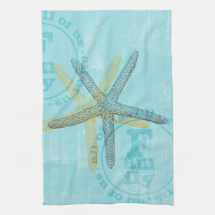 Paño De Cocina El zen inspiró estrellas de mar del tema de la