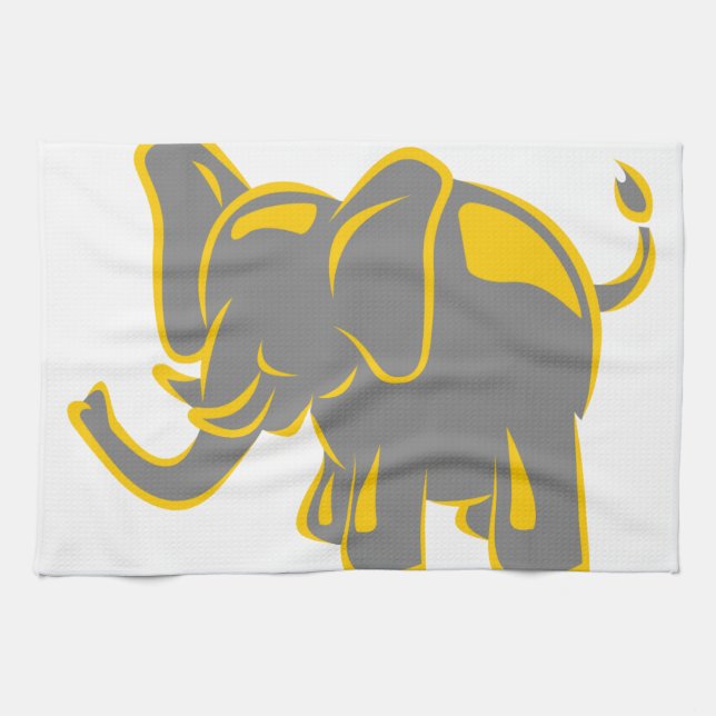 Paño De Cocina Elefante (Horizontal)
