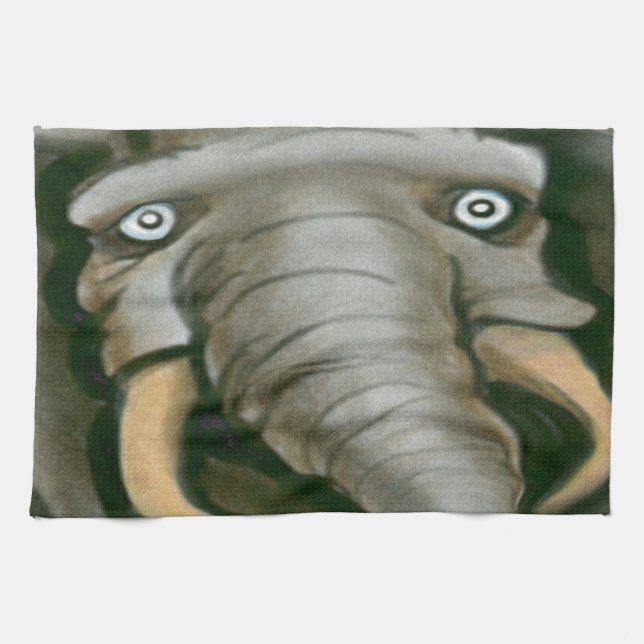 Paño De Cocina Elefante (Horizontal)