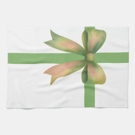 Paño De Cocina Elegant Gift Bow – Modern Christmas Design