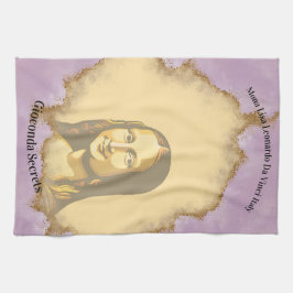 Paño De Cocina Elegant Mona Lisa Gioconda Leonardo Da Vinci Art