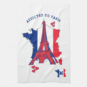 Paño De Cocina Elegante ADICIÓN AL Monograma PARÍS