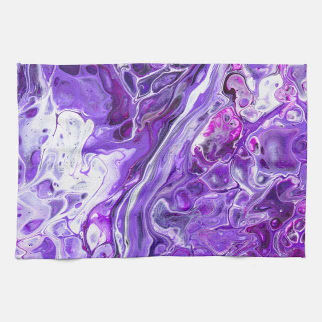 Paño De Cocina Elegante Agante Loco 7 - Púrpura Ultra Violeta (Horizontal)