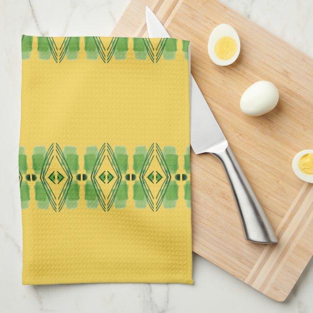 Paño De Cocina Elegante banda artística (Doblado Cuarto)