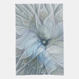 Paño De Cocina Elegante belleza arte abstracto fractal flor moder