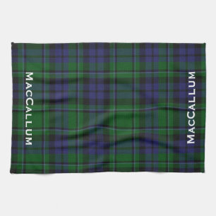 Paño De Cocina Elegante Blue & Green MacCallum Tartan Plaid