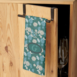Paño De Cocina Elegante Chic Flor Silvestre